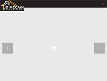 Tablet Screenshot of jdmccaincustomhomes.com